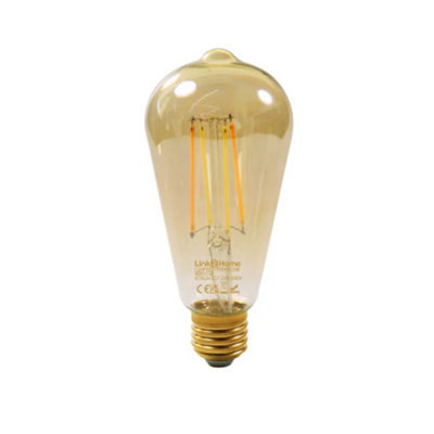 Link2Home 4.5w E27 WIFI Dimmable LED Filament Smart  Bulb - ST64