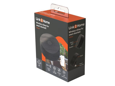 Link2Home L2H-BELLCHIME Wireless Chime for Smart Doorbell LTHBELLC