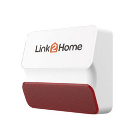 Link2Home L2H-SECURESIREN Smart Alarm External Siren LTHSECSIREN