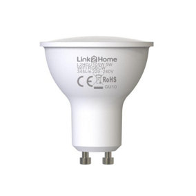 Link2Home L2HGU105W-4PK Gu10 Wi-Fi Led Lamp With Rgb Pack 4 LTHGU105W4PK