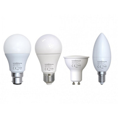 Link2home Wi-fi Led Dimmable Bulbs With Rgb Multi Colour (BC (B22) Opal ...