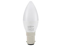 Link2Home Wi-Fi LED SBC B15 Opal Candle Dimmable Bulb, White + RGB 470 lm 5.5W