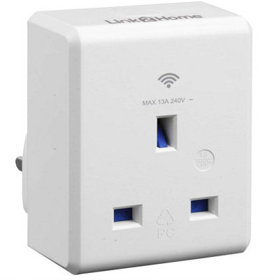 Link2Home WiFi Smart Plug 13A - White