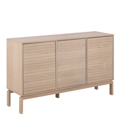 Linley 3 Door Sideboard in White