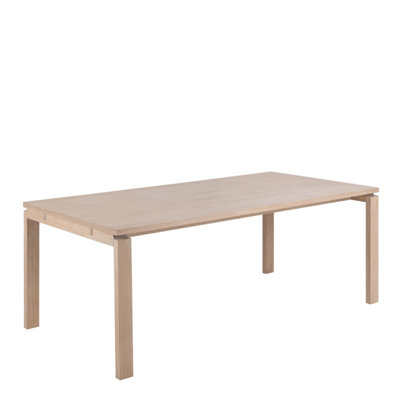 Linley Dining Table in white pigmented oiled oak