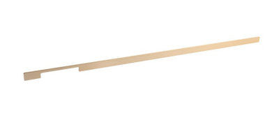 LINO - cabinet door handle - 1200mm, brushed gold
