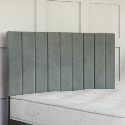 Lino Silver Platform Top Divan Bed Base 6FT Super King with 4 Drawers ...