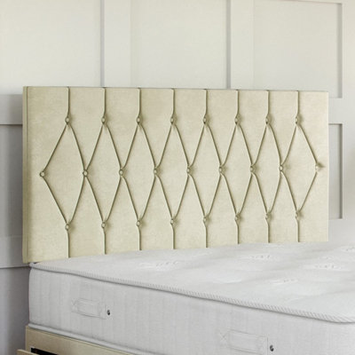 Lino Stone Platform Top Divan Bed Base 4FT Small Double with 2 End ...