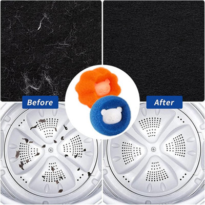 Lint Remover Washing Machine, Reusable Pet Hair Remover, Lint Catcher ...
