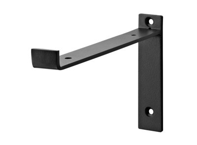 LIP Shelf Bracket Black 20.8x13cm (Each) DIY at B&Q