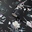 Lipsy London Black Floral Pearl effect Embossed Wallpaper