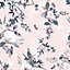 Lipsy London Blush Floral Pearl effect Embossed Wallpaper