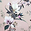 Lipsy London Blush Floral Pearl effect Embossed Wallpaper