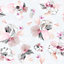 Lipsy London Pink Floral Glitter effect Embossed Wallpaper