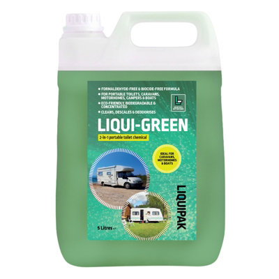 Liqui-Green 5 litre 2-in-1 Toilet Chemical For Caravan