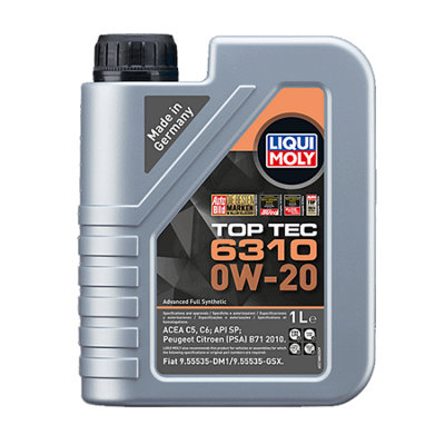 Liqui Moly 0W20 Fully Synthetic Engine Oil ACEA C5/C6 API SP PSA B71 ...