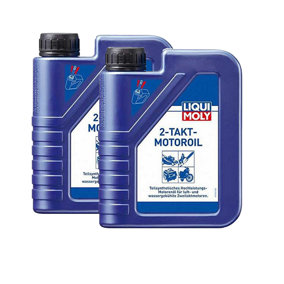 LIQUI MOLY 2 Stroke Semi Synthetic Engine Oil 2x1L