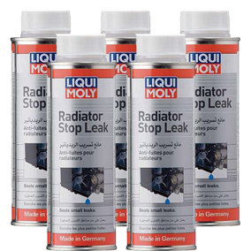 Liqui Moly Car Radiator Stop Leak Rad Cooling System Repair Seals Leaks 5x250ml
