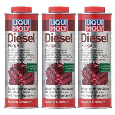 Liqui Moly Diesel Purge Injector Cleaner Engine Fuel System Treatment 3x1L