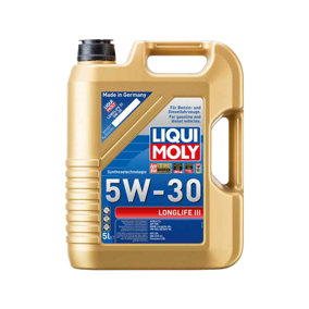 Liqui Moly LONGLIFE III 5W30 Fully Synthetic Engine Oil ACEA C3 API SN 5L