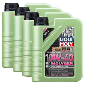 Liqui Moly Molygen Fully Synthetic High Performance 10W40 Engine Oil  4x1L