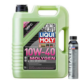 LIQUI MOLY - MOLYGEN NEW GENERATION 10W-40 - 5L  + CERA TEC - 300ml