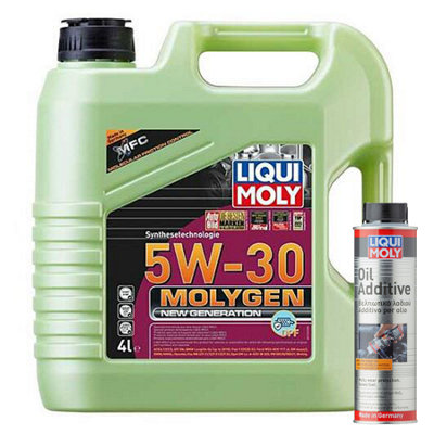 LIQUI MOLY - MOLYGEN NEW GENERATION 5W-30 DPF - 4L + Oil Additive 300ml