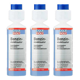 Liqui Moly Petrol Stabil Fuel Stabilizer Storage Petrol Treatment Additive 3x250ml