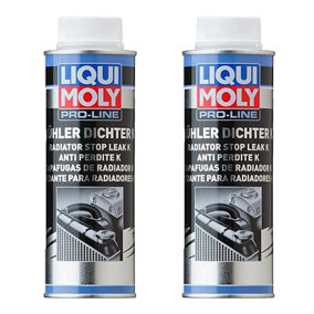 Liqui Moly Pro Line Radiator Stop Leak Coolant System Sealant 2x250ml