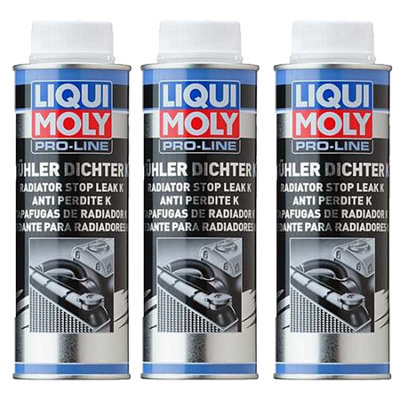 Liqui Moly Pro Line Radiator Stop Leak Coolant System Sealant 3x250ml