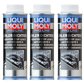 Liqui Moly Pro Line Radiator Stop Leak Coolant System Sealant 3x250ml