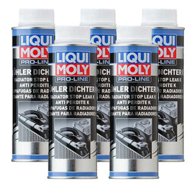 Liqui Moly Pro Line Radiator Stop Leak Coolant System Sealant 5x250ml