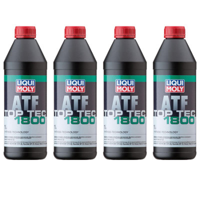 Liqui Moly Top Tec ATF 1800 Automatic Transmission Fluid Dexron 6 VI 4x1L
