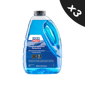 Liqui Moly Windshield Antifreeze Concentrate (-52 C) Windscreen Screenwash 3x3L
