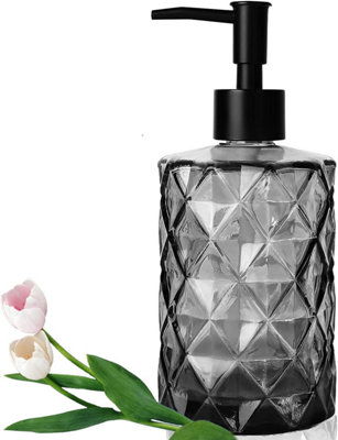 Liquid dish soap dispenser - 7.4 x 17.6 cm - 330 ml soap dispenser ...