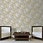 Liquid Marble Wallpaper Gold / Grey Debona 6364