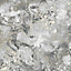 Liquid Marble Wallpaper In Grey And Gold