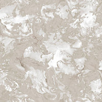 Liquid Marble Wallpaper Rose Gold Debona 6356