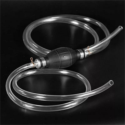 Liquid Oil Water Fluid Transfer Siphon Hand Pump Kit Fuel Gas Tank