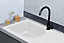 Liquida AGV100WH 1.0 Bowl BIO Composite Reversible Inset White Kitchen Sink