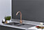 Liquida AR15GR 1.5 Bowl Composite Reversible Inset Grey Kitchen Sink With Waste
