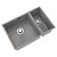 Liquida CM670GR 1.5 Bowl Comite Undermount / Inset Matt Grey Kitchen Sink
