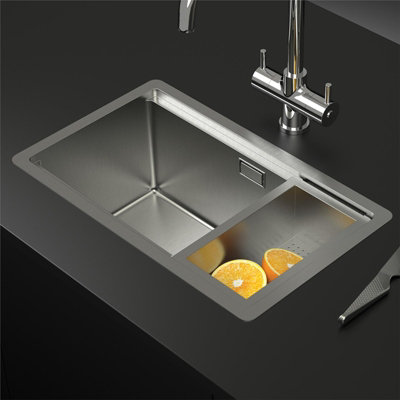 Liquida COMP210 1.0 Bowl Companion Stainless Steel Kitchen Sink With Accessories
