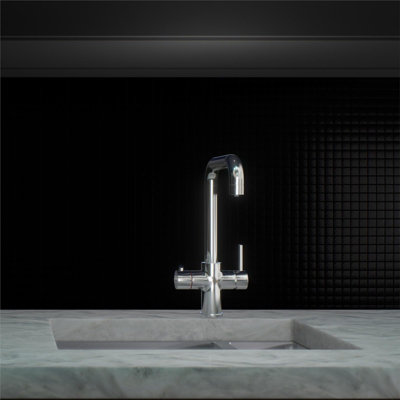 Liquida EBT311CH 3 in 1 Chrome Instant Boiling Hot Water Kitchen Tap