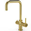 Liquida EBT411BR 4 In 1 Brushed Brass Instant Boiling Water Kitchen Tap