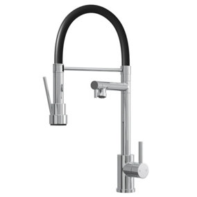Liquida GD386CH Single Lever Multi Use Pull Out Chrome Kitchen Mixer Tap