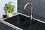 Liquida KAV150BL 1.5 Bowl BIO Composite Reversible Black Kitchen Sink