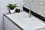 Liquida LP15WH 1.5 Bowl Composite Inset Reversible White Kitchen Sink