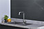 Liquida LP20GR 2.0 Bowl Composite Inset Reversible Grey Kitchen Sink