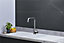 Liquida LP20WH 2.0 Bowl Composite Inset Reversible White Kitchen Sink